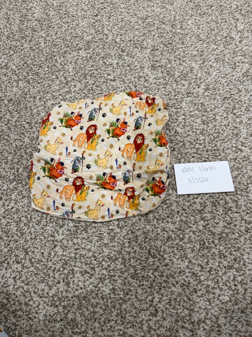 Bamboo Necessities lion king crib sheet